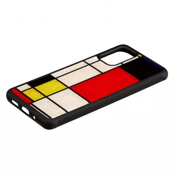 Aizsargmaciņš iKins Samsung Galaxy S20+ — melns apdrukas dizains