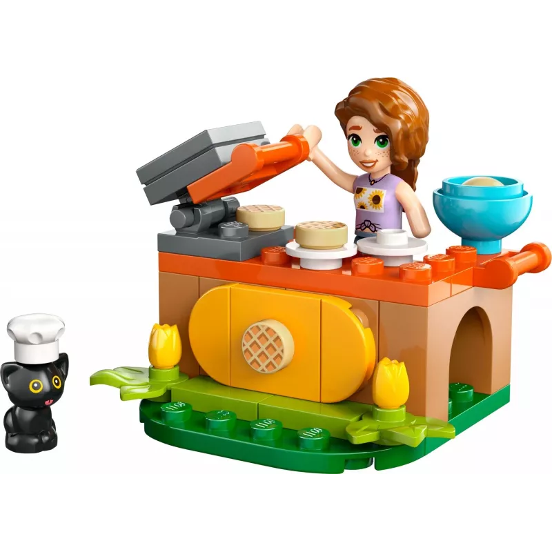 Konstrukcijas rotaļlieta LEGO Friends 30696 Autumn's Waffle Stand spēļu komplekts, neliela konstrukcija, iekļautas minifigūriņas