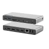 ALOGIC DV4 - dokstacija - klēpjdatoram - USB-C / USB-A - 3 x HDMI, DP - 1GbE (DUCDV4)