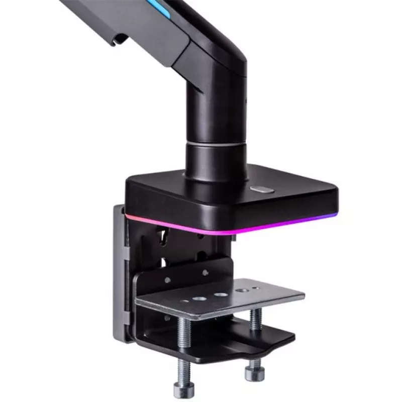 Thermaltake GEA-MSR-SMSBLK-01 monitora stiprinājuma statīvs 124,5 cm 49 collas galds melns pelēks