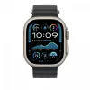 Band Apple 49mm Melns Ocean Band Extension Natural Titanium Finish
