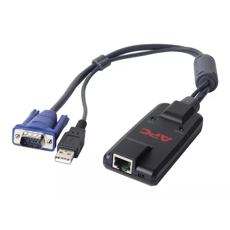 APC KVM-USBVM KVM kabelis, melns
