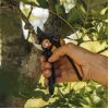 Fiskars Plus SmartFit P541 dārza apvedceļa šķēres melnas, oranžas