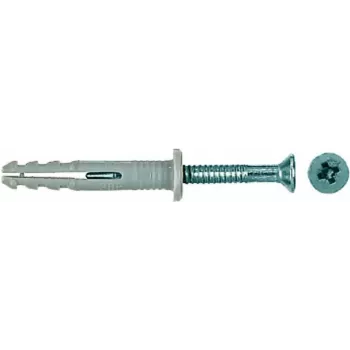 Naglas enkurs FISCHER N 6x40/10 S (100 gab.) — metāla naglas enkurs 6×40 mm, uzmava 10 mm