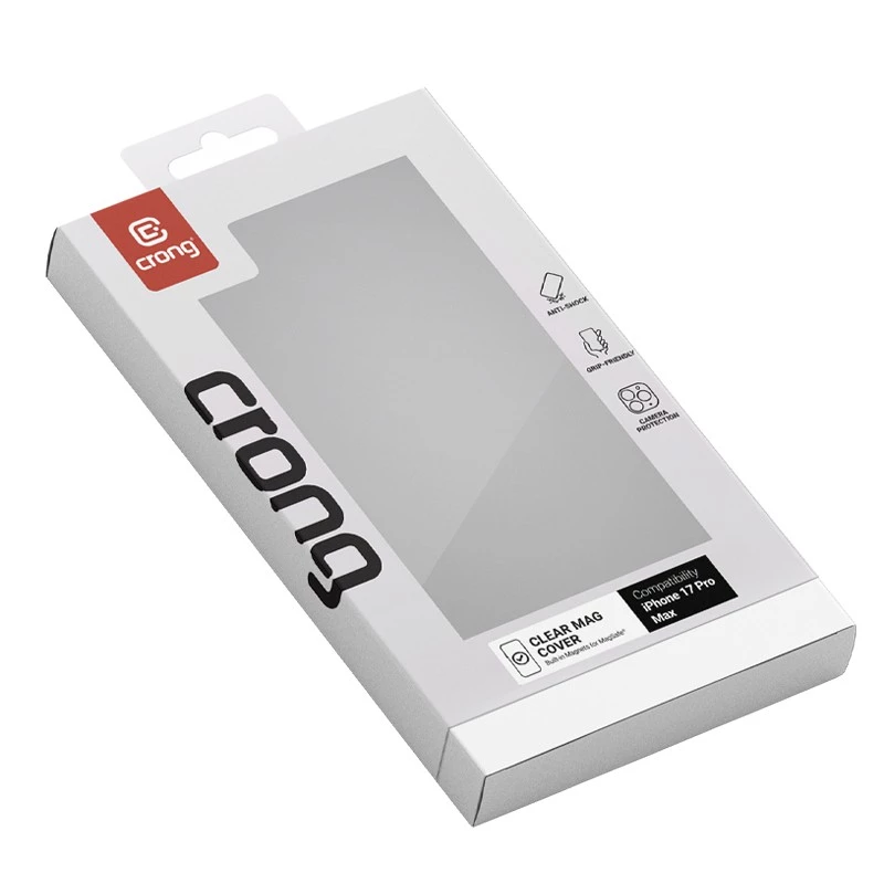 Caurspīdīgs MacSafe iPhone 17 Pro Max vāciņš