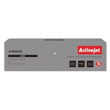 Activejet A-OKI3410 tintes lente (aizvieto OKI 9002308; Supreme; 10 000 000 rakstzīmju, melna)