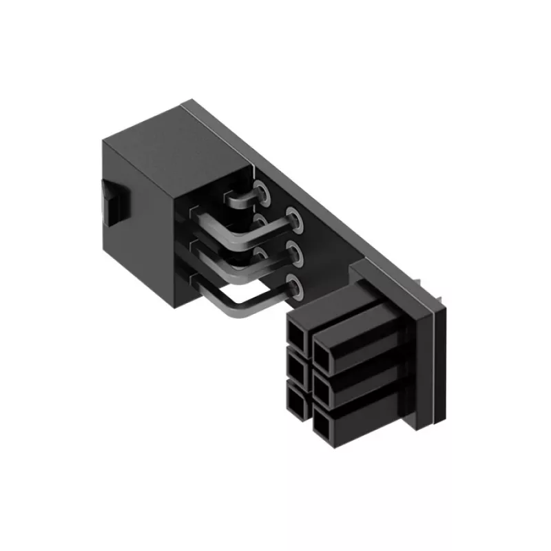 Triton Singularity Shift 6-pin PCIe 90° Adapteris — leņķveida PCIE strāvas savienotājs