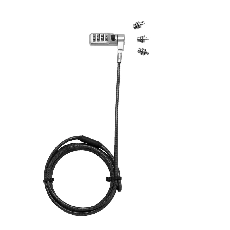 Kabeļu slēdzene DICOTA D31717 melna 2 m