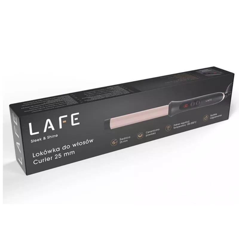 Lokšķēres LAFE Sleek & Shine Curler 25 mm LAFLKA47571 – 25 mm cilindrs, elektriskās matu lokšķēres