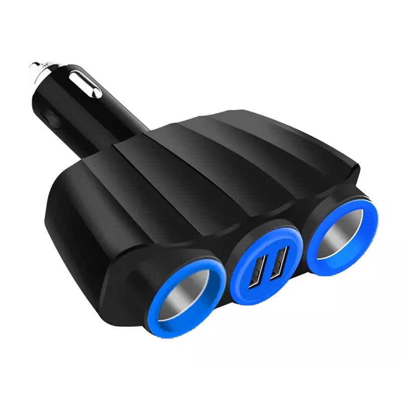 Vakoss TP-3268K 2xUSB cigarešu aizdedzinātāja ligzdas sadalītājs