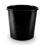 Atkritumu tvertne Forpus, 11 l, melna, plastmasa