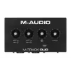 Audio interfeiss M-Audio M-Track Duo — USB 2-ieejas/2-izejas, 16 bitu/48 kHz, 1x XLR/TS combo, 1x instrumenta ieeja, fantoma 48V