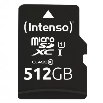 Zibatmiņa Intenso 512GB UHS-I microSD CL10