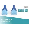 Savienojuma vads U/UTP cat.5e PVC 3m zils