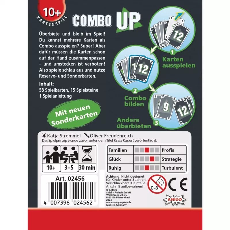 Combo Up, kāršu spēle