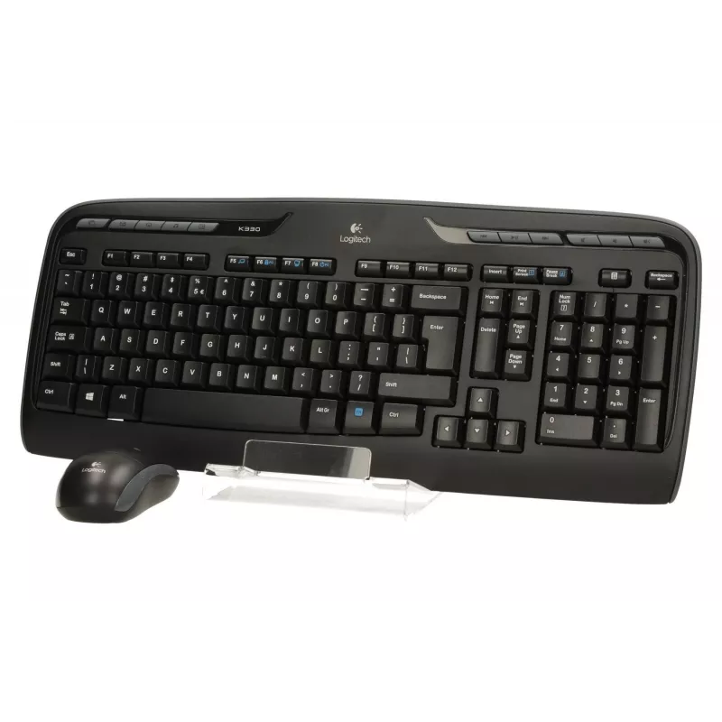 tastatūra Logitech MK330 Wireless US Melns