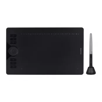 HUION HS610 grafiskais planšetdators 5080 lpi 254 x 158,8 mm USB Melns