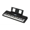 YAMAHA PSR-E383 tastatūra — 61 taustiņu pārnēsājama MIDI tastatūra, LCD displejs, USB, iebūvēti skaļruņi, darbināma ar baterijām (6), melna