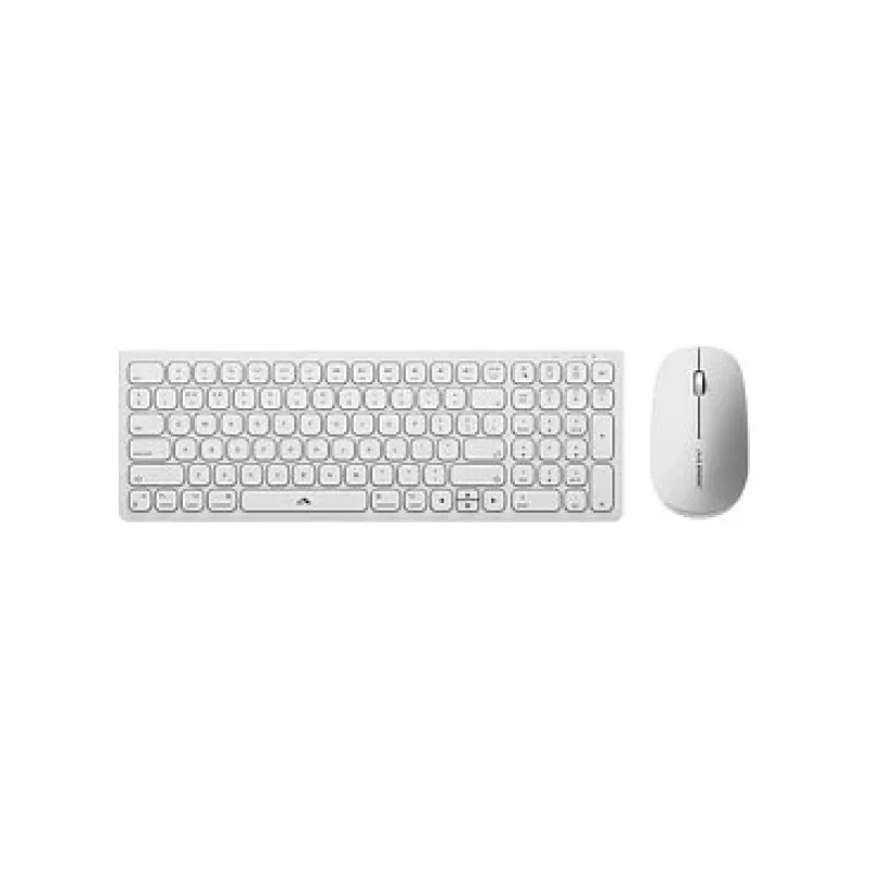 Alogic Echelon Compact USB-C BT tastatūra vācu + pele balta - tastatūra - USB Type C - tastatūra - USB Type C