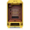 Mini torņa korpuss THERMALTAKE The Tower 250 Butter Caramel — microATX/Mini-ITX, ATX atbalsts, kompakts korpuss