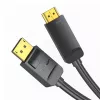 DisplayPort uz HDMI kabeļa adapteris Vention HAGBH, 2 m, melns, 7 mm diametrs