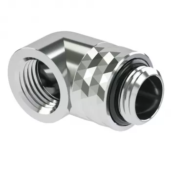 Barrow Adapter TDWT90-V2.5 S — rotējams G1/4 collu vīrišķais uz G1/4 collu sievišķais, sudrabains