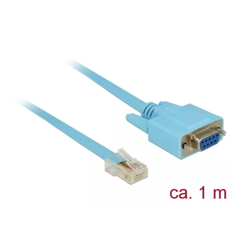 Sērijas kabelis DeLOCK 63341 zils 1 m DB-9