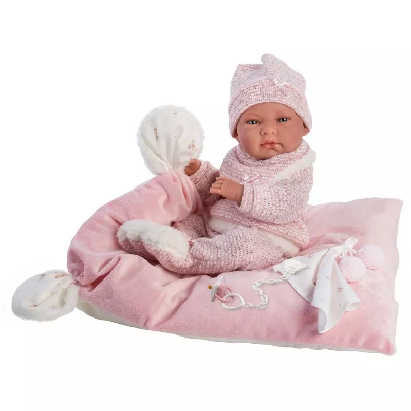 Llorens Nica 73860 mazuļa lelle uz sedziņas, 40 cm