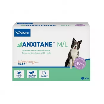 VIRBAC ANXITANE stresa atbalsts suņiem, kastīte ar 30 tabletēm