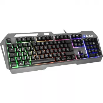 Speedlink spēļu tastatūra LUNERA. Metal Rainbow. melna mazumtirdzniecības