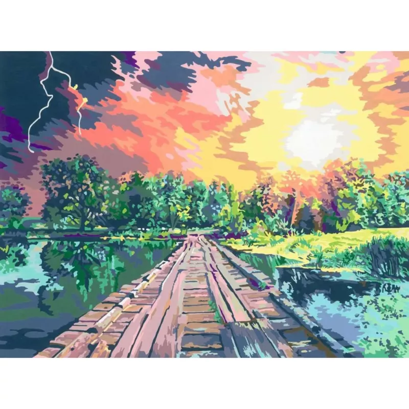 CreArt Screen Edition - Burvīgā gaisma, gleznošana