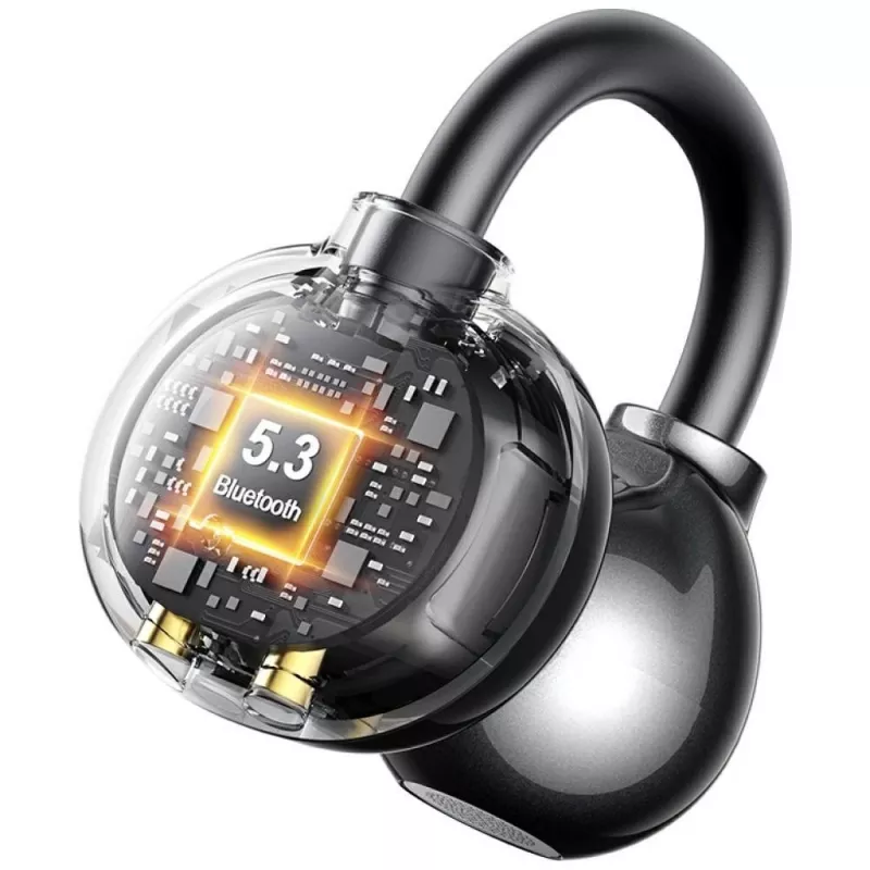 Bluetooth austiņas R02 Clip-on pelēkas