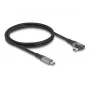 USB kabelis DeLOCK 81131 1m USB C melns 40 Gbit/s