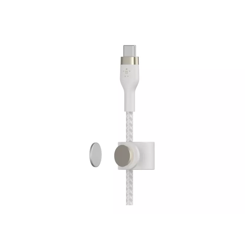 USB kabelis Belkin BOOST↑CHARGE PRO Flex 2m USB C Balts