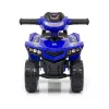Braucamā rotaļlieta milly mally Ride-on Monster Navy — bērnu sēžammašīna, zems sēdekļa augstums