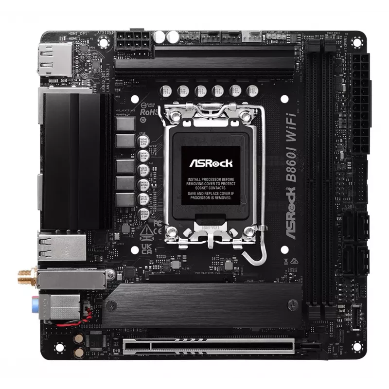 ASRock B860I WiFi Mini-ITX mātesplate