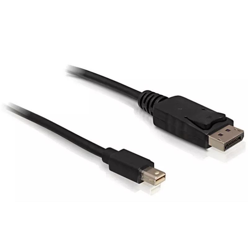 Kabelis Mini DP/DP 1.2 DeLOCK 82438 2 m Melns