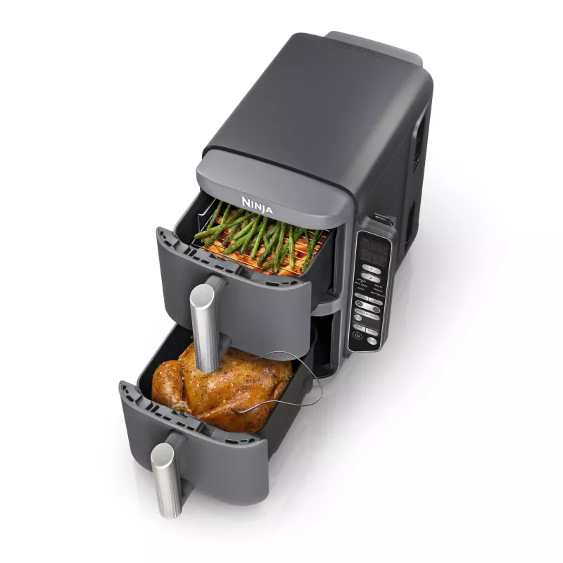 Ninja Double Stack XL Air Fryer 2 nodalījumi ar temperatūras zondi SmartCook 9,5 L SL451EU
