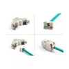 DeLOCK 88119 keystone modulis, plakans balts RJ-45, 10 gab.