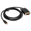Kabeļa savienotāja pārveidotājs USB Type-C VGA Akasa AK-CBCA17-18BK