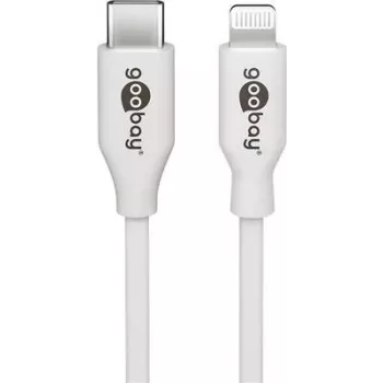 Uzlādes un sinhronizācijas kabelis Goobay Lightning uz USB-C 0,5 m