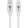 Uzlādes un sinhronizācijas kabelis Goobay Lightning uz USB-C 0,5 m