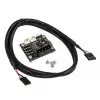 Apgaismojuma LED kontrolieris Aqua-Computer farbwerk USB — 12 V, 2,5 A, melns