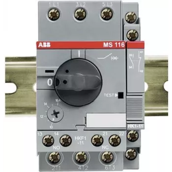 ABB motora aizsardzības slēdzis regulējams 690 V/maiņstrāva 1,6 A MS 116-1,6 1 gab. (1SAM 250 000 R1006)