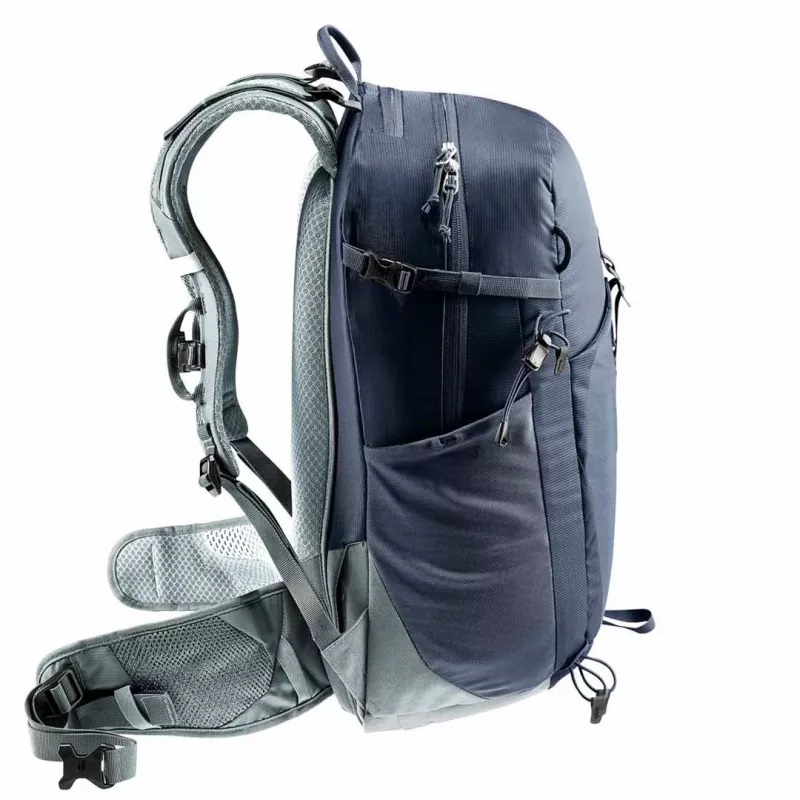 Mugursoma DEUTER Trail 25 — 25 L pārgājienu dienas soma, melnā/akmens pelēkā