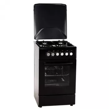 MPM MPM-56-KGM-12B gāzes/elektriskā plīts Melna