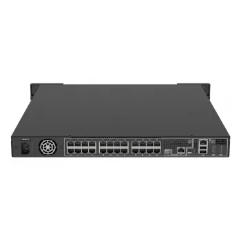 Tīkla video ierakstītājs AXIS S2224 Mk II 24 kanāli, 48 kanālu atskaņošana, 7680×4320, 6 TB HDD, 256 GB SSD, RAID 0/1/10, 1U, Melns