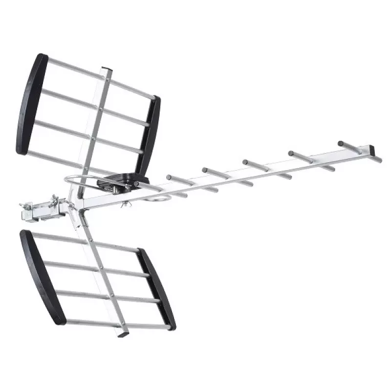 Virziena antena LIBOX LB1600 16 elementu pasīvā DVB-T, UHF 470–790 MHz, VHF 174–230 MHz, 18 dB pastiprinājums, LTE filtrs