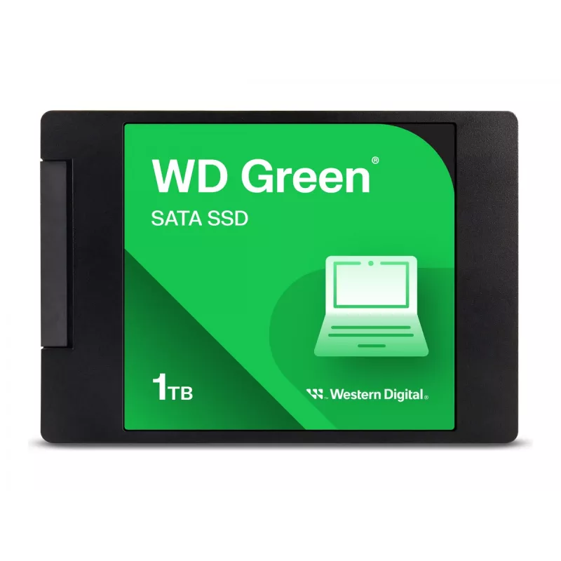 WD WDS100T3G0A-00BJG0 Storage Drive Green ir cietvielu disks (SSD) no WD. Izceļas ar zaļu apdari, 2,5 inch formas faktoru un 2,5 inch displeja diagonāli.