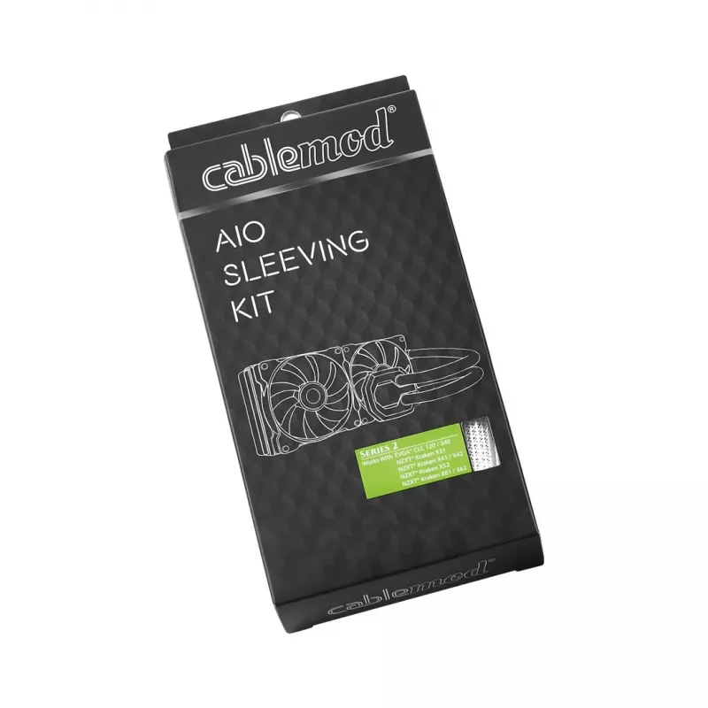Cablemod CM-ASK-S2KW-R AIO - automašīnas uzmavu komplekts (2. sērija), krāsa melna balta